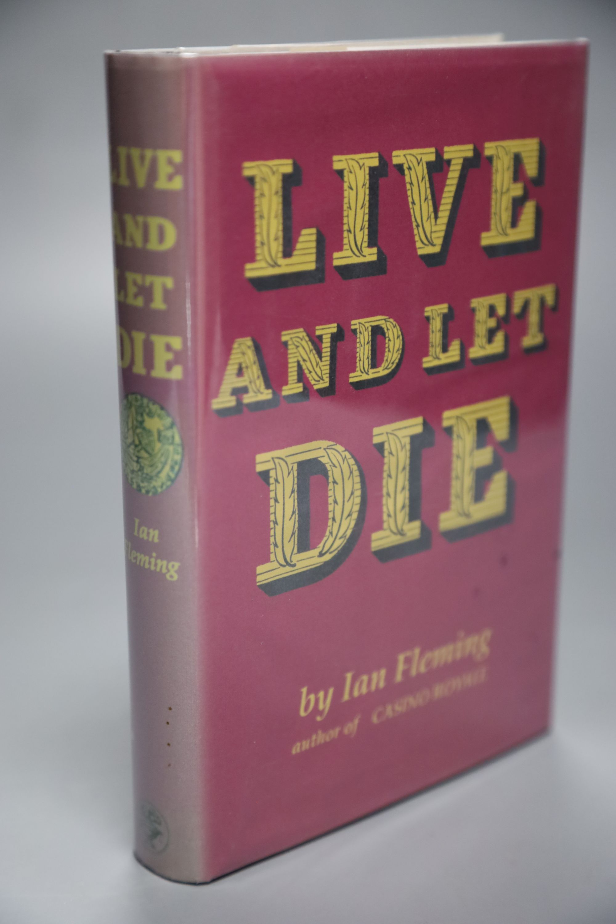 Fleming, Ian - Live and Let Die, 2nd impression, d/wrapper, reproduction, 1954